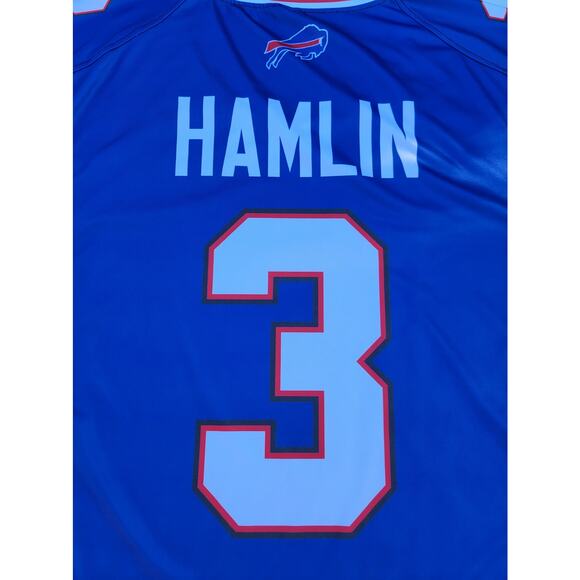 Buffalo Bills Damar Hamlin #3 Nike Men’s Jersey Size XXL - Picture 6 of 7